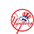 Animated sequence showing a circular red-outlined icon with blue and red elements inside, transitioning from full to partial visibility as brown and beige shapes move across it.