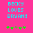 Pixelated cyan text on bright pink background reads "BECKY LOVES BRYAN!!" with green and brown pixel symbols below.