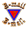 Animated sequence of a red and blue triangular icon with 'B-Call' text above, showing rotation and partial visibility changes across frames.