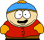 Two pixelated cartoon characters in red vests and blue hats with orange trim, one smiling broadly with a mustache, the other with a neutral expression.