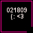 Four identical black square with pink borders display white text '021809' and '( : <3', each has a distinct pink symbol in the corner