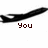 Black airplane icon with brown text 'You float my airplane' on white background, partially cropped on right side.