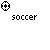 Animated sequence of soccer-themed buddy icons with changing text elements and color variations