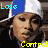 A 48x48 pixel animated contact sheet showing two side-by-side frames of a character with long hair wearing a blue and white cap, displaying text changes between 'Lose' (cyan/yellow) and 'Control' (yellow/cyan).