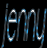 Animated contact sheet showing two frames of a stylized text icon with the name 'jenny' in blue and white gradient lettering on black background.