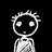 A black-and-white animated icon shows a stick figure with spiky hair, changing expressions and holding different props across frames.