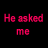Black background with pink handwritten-style text , displaying a narrative about asking 'whats wrong' and whispering 'Everything'
