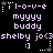Pixelated text and symbols on a black background with animated star and dot transitions.