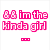 Four pixelated text arranged in a on white background, each with distinct color and font style