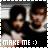 Two people in a close-up pose with one person holding the other's face, text at bottom reads 'MAKE ME :)'.