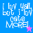 Four quadrant with blue, purple, pink, and light blue backgrounds displaying pixelated text "I loy yall but i loy cats MORE!" and a star icon changing color between frames
