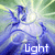 Animated icon shows a blue-toned figure with flowing hair against a green and yellow radial burst background, with the word "Light" in white text at the bottom.