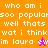 Pixelated text and small icons on a split background of orange, pink, purple, and red sections.
