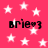 Pink background with white stars and four instances of 'brie♥3' text in black pixelated font.
