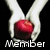 A static image shows two hands holding a red apple against a black background with text reading "Member of Lois B's Twilight Club!".
