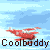 Animated contact sheet of a red biplane icon with