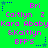 Green background with repeated pink text and blue star icons arranged in a pattern