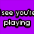 Purple background with four black-and-white text blocks arranged in a , each block containing distinct phrases