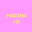 Yellow pixelated text and emoticon on solid pink background, four identical copies arranged in two of two