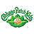 Pixelated green teapot with a pinkish face inside, surrounded by leafy green elements and the word 'Pinky' in stylized text above.