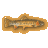 Pixelated fish icon with brown, orange, and white coloration, bordered by a solid orange frame on a gray background.