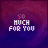 Pixelated text "SO MUCH FOR YOU" on a purple and blue gradient background with animated color shifts.