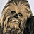 Animated contact sheet of Wookiee character frames with Coolbuddy.com text overlay on light gray background