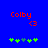 Blue background with red 'Colby' text and a red circular icon, green plus signs below.