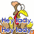 Animated turkey character with yellow beak and feet, red wattle, brown body, white eyes; text changes across frames from "Hey lady. Hey lady." to "Eggs ?!?!?!", "Turkeys Rock...", "Invisible Sox!!!".