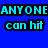 Six colored display text and a basketball graphic; blue reads ANYONE can hit, green A PUCK!, red it takes skill to shoot, yellow A BALL!, orange BASKETBALL for UFE, white has black-and-white basketball icon