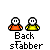 Pixel art animation of two figures in orange and yellow shirts with white faces, transitioning from side-by-side to single figure while text labels change above them.