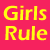 A static image with alternating pink and yellow vertical displaying text fragments, stars, and a gray bottom section