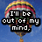 A hot air balloon with multicolored stripes against a blue sky, with text overlays changing across frames.