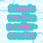 Pixelated text in cyan and pink on a light blue background with faint line patterns, arranged across multiple sections.