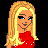 Pixel art of a blonde woman in red outfit with white dots, standing against black background; text reads 'Under Cover Angel' below.