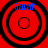 Four identical red circular icons with black concentric rings and blue text reading 'Sarah' at the top of each icon.