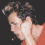 Animated sequence of a person in five distinct poses: hand on neck, sunglasses, side profile, hair with white streaks, and red headband.