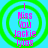 Four identical circular icons with green concentric rings on a cyan background, each containing pink text reading "I Miss You Jackie lylas".