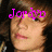 A person with brown hair appears in four ; text overlays change from 'Jordyn' to '<3' and 'tacker'