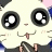 A 48x48 pixel animated buddy icon featuring a cartoon hamster character on the left and text elements on the right, displayed as a contact sheet with two frames.