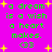A bright pink background displays green pixelated text reading 'a dream is a wish a heart makes.' with yellow starbursts and '<3' symbols scattered throughout.