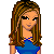 Pixel art of a female character in blue top and gray pants with text overlays reading "Love Me?" and "I love him But Why Dont He".