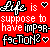 Pixelated red background icon with white and black text, two heart symbols, and a misspelled phrase.