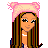 Pixel art of a character in multiple poses with pink accessories and text reading 'Bring on tha snow' against a white background.