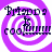 Purple and white spiral background with dark text reading 'franks coolness' in a stylized font, featuring a small cursor icon over the letter 's'.