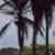 Pixelated static image shows dark vertical shapes against light background with faint horizontal lines and subtle color gradients.