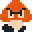 Two identical pixelated orange-haired figures with black glasses and beige faces stand side-by-side against a gray background.