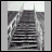 A 5x4 contact sheet of 20 grayscale animated frames showing a repeating sequence of a staircase with the word "Hopeless" overlaid at the bottom left corner, each frame displaying identical static content without visible animation changes.