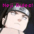 Pixelated image of a person wearing a gray cap with pink text reading 'Neji Rules!' above the head on dark background.
