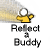 Animated contact sheet of a yellow stick figure with white head and arms, emitting light rays from behind, displayed in 25 frames across a gray background grid.